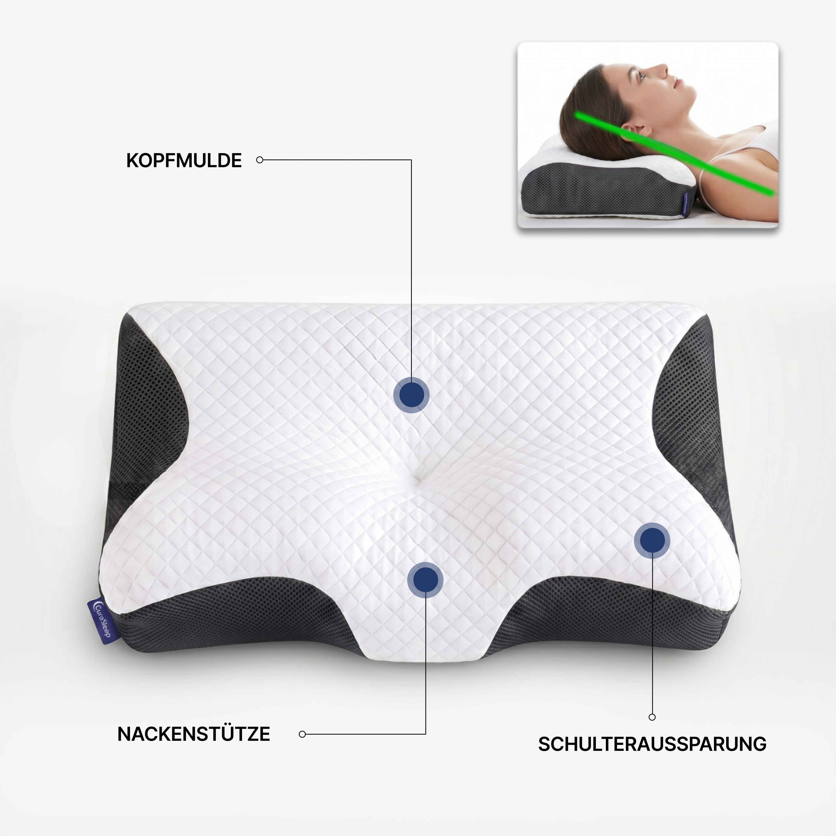 CuroSleep – Optimale Unterstützung für Seitenschläfer